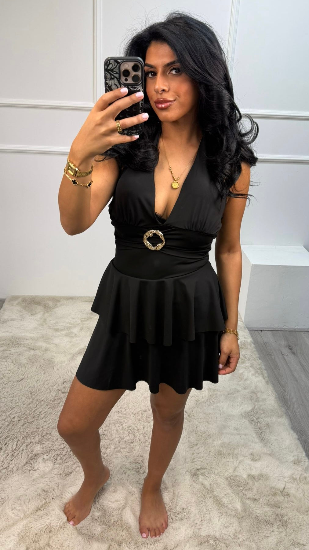 Claire Goude Detail Franjes Playsuit