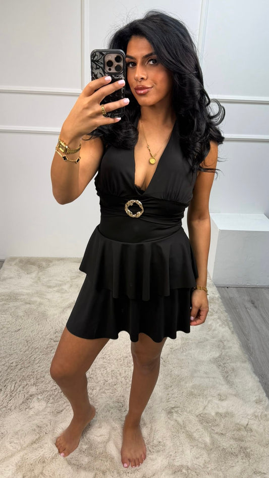 Claire Goude Detail Franjes Jumpsuit