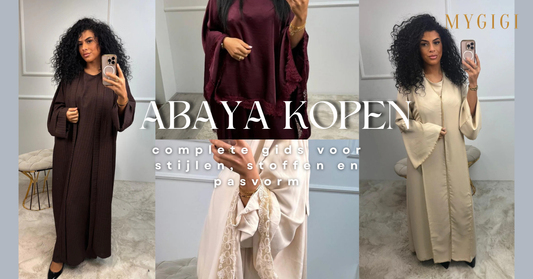 Abaya kopen: complete gids voor stijlen, stoffen en pasvorm