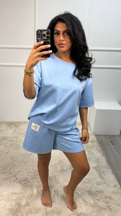 Simone Comfy Shorts Witte Label Set