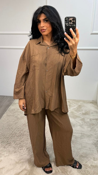 Loïs Comfy Set Luchtige Stof Zak Detail