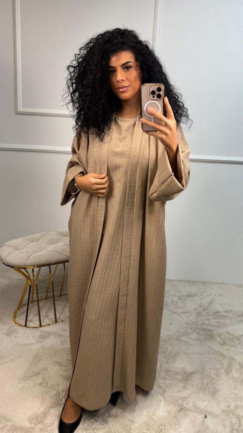 2 Delige Sakina Lijntjes Abaya