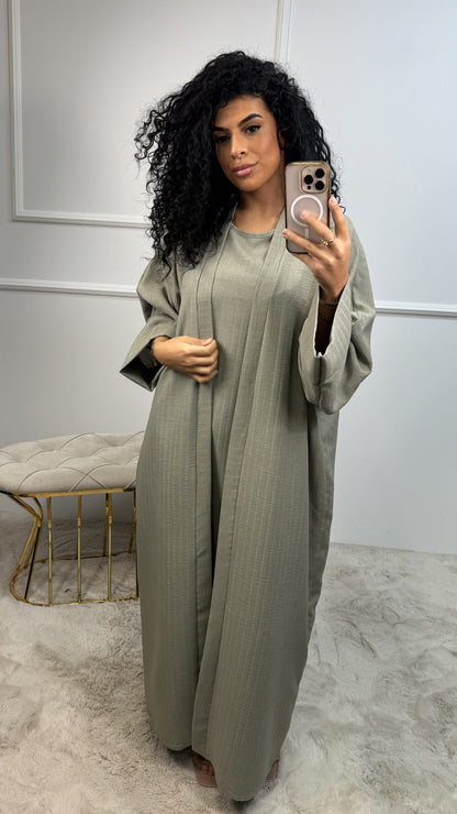 2 Delige Sakina Lijntjes Abaya