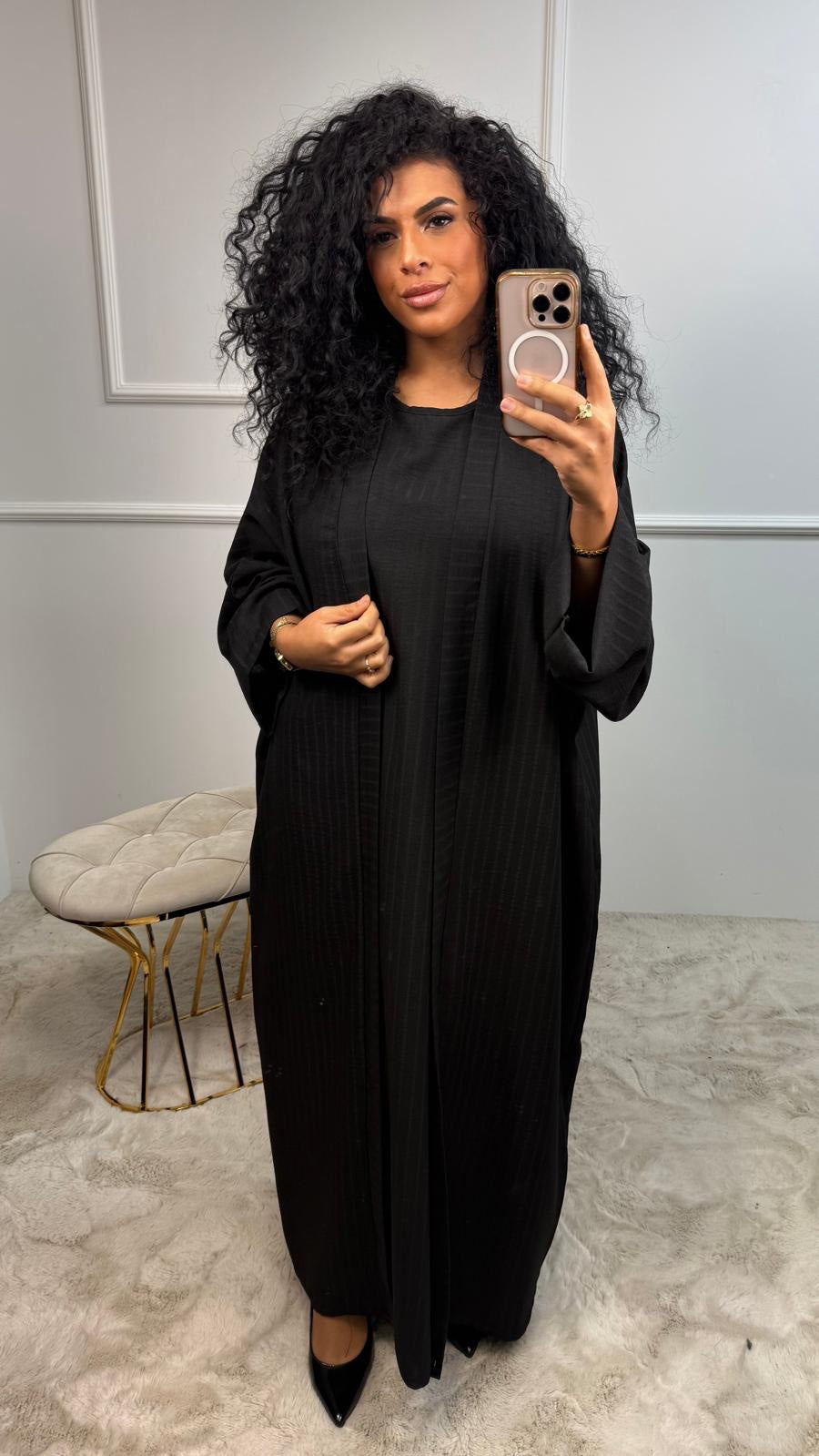 2 Delige Sakina Lijntjes Abaya