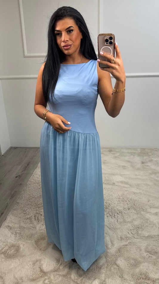 Amelia Elegante Plooi Jurk