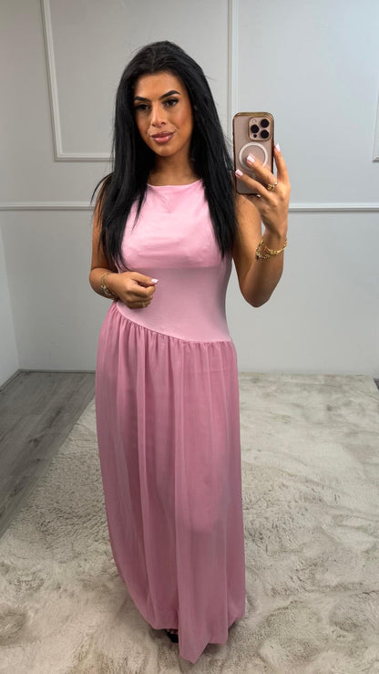 Amelia Elegante Plooi Jurk