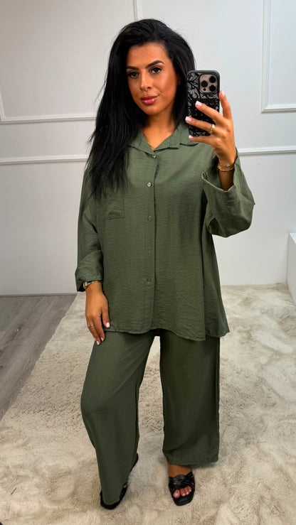 Loïs Comfy Set Luchtige Stof Zak Detail