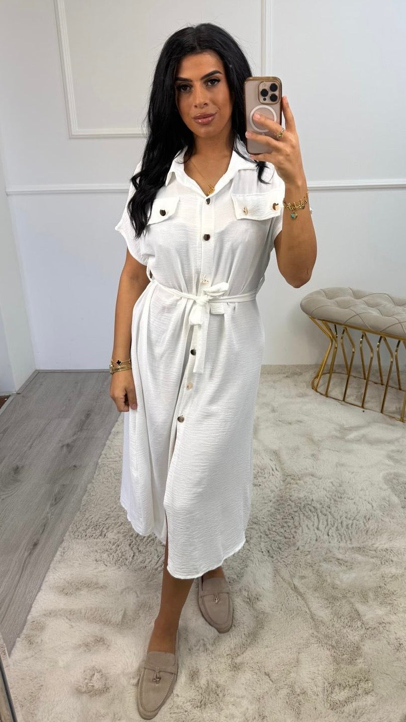 Naomi Blouse Knopen Koortje Jurk