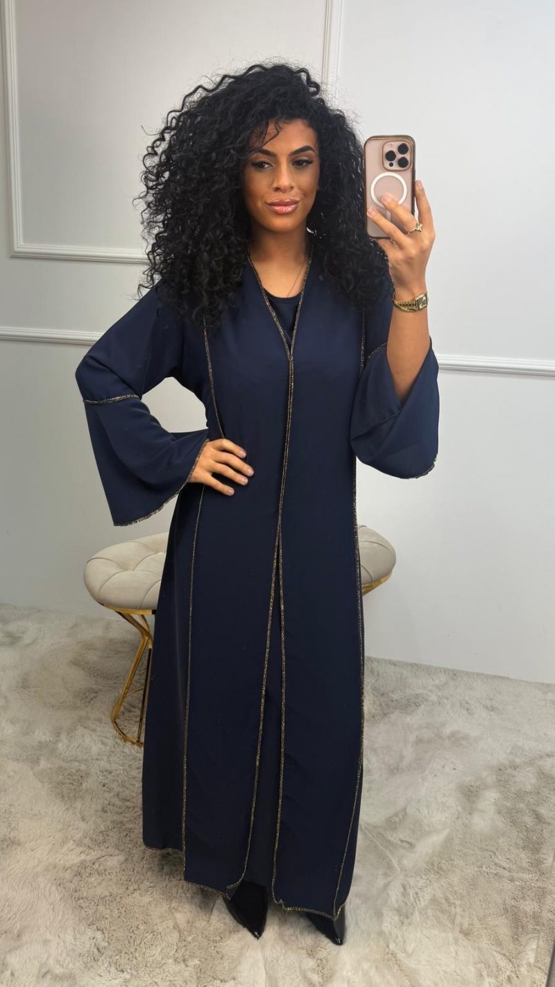 Youmi Gouden Detail Centuur Abaya
