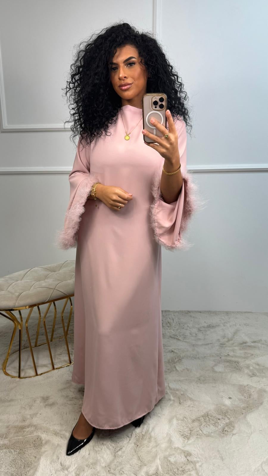 Zoë Bont Mauw Detal Abaya