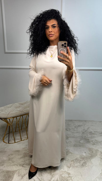 Zoë Bont Mauw Detal Abaya