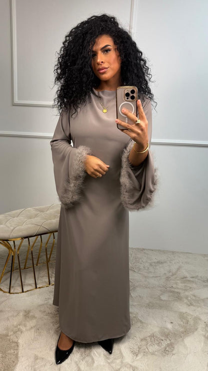 Zoë Bont Mauw Detal Abaya