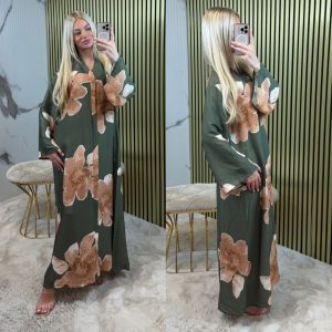 vaani bloemetjes abaya
