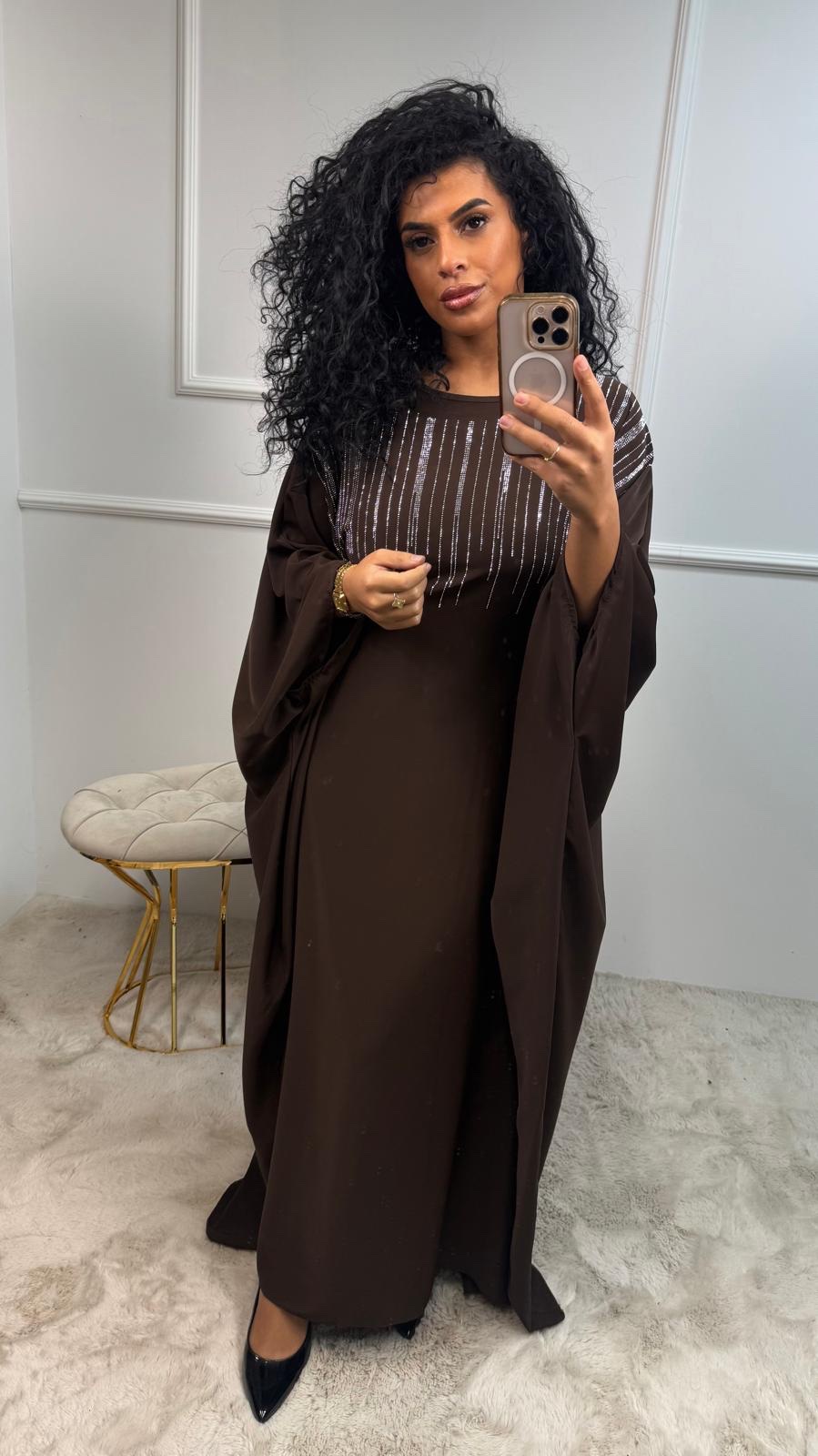 f02b6300-3260-4e26-9e6d-b78ed053da89 Melisa Glitters Streep Abaya